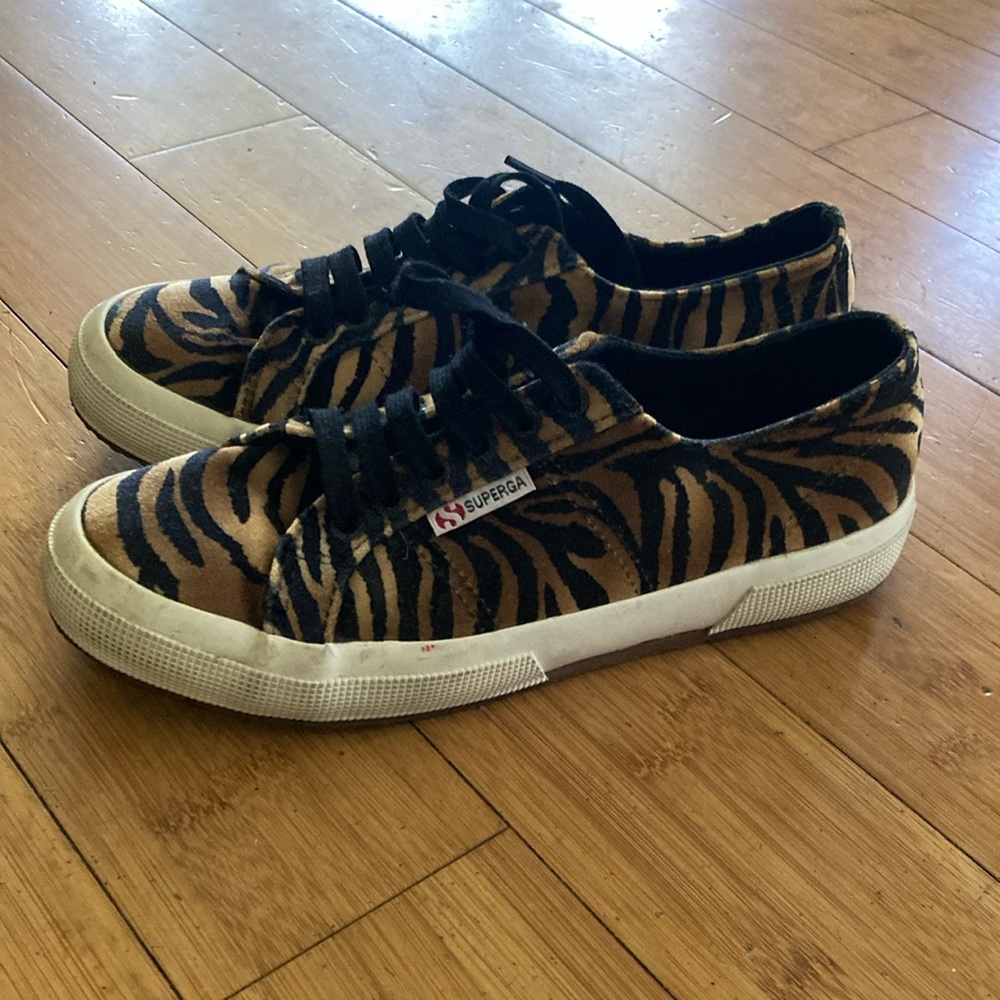 Superga Zebra Print Sneakers